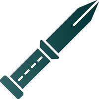 Knife Glyph Gradient Icon vector