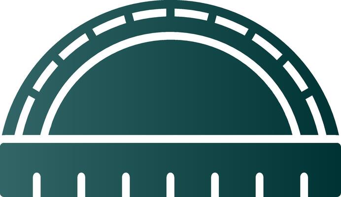 Ruler Glyph Gradient Icon