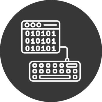 navegador línea invertido icono diseño vector