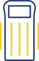 Float Line Two Colour Icon Design vector