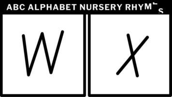 a B C dibujos animados letra animar alfabeto aprendizaje para niños a B C D para guardería rimas preescolar aprendizaje s. video