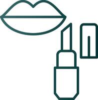 Lip Balm Line Gradient Icon vector