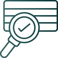 Soil Sampling Line Gradient Icon vector