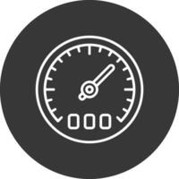 Thermostat Line Inverted Icon Design vector