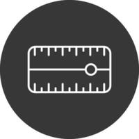 Dial Line Inverted Icon Design vector