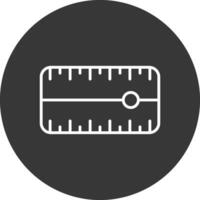 Dial Line Inverted Icon Design vector