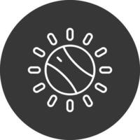 Dial Line Inverted Icon Design vector