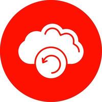 Backup Multi Color Circle Icon vector