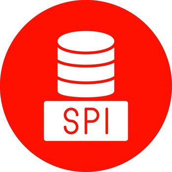 sql bases de datos multi color circulo icono vector