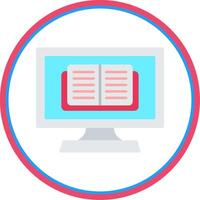 OnFlat Circle Class Flat Circle Icon vector