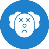 Clown Multi Color Circle Icon vector