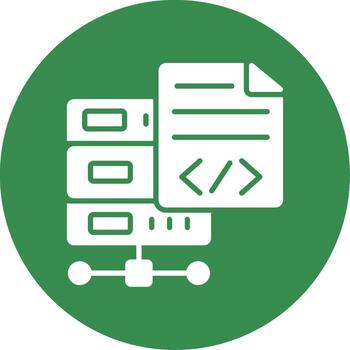 programación idioma multi color circulo icono vector