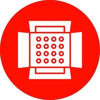 Soft Box Multi Color Circle Icon vector