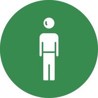 Person Multi Color Circle Icon vector