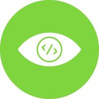 Vision Multi Color Circle Icon vector