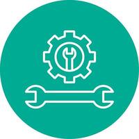 Tools Multi Color Circle Icon vector