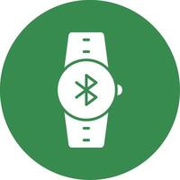 Bluetooth Multi Color Circle Icon vector