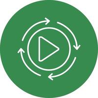 Rotation Multi Color Circle Icon vector