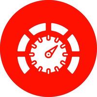 termostato multi color circulo icono vector