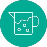 Pitcher Multi Color Circle Icon vector