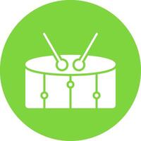 Snare Multi Color Circle Icon vector