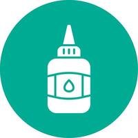 Glue Multi Color Circle Icon vector