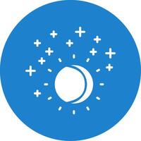 Ultraviolet Multi Color Circle Icon vector
