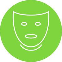Theatre Multi Color Circle Icon vector