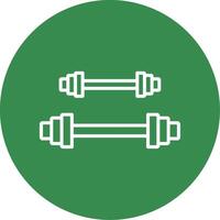 Weightlifting Multi Color Circle Icon vector