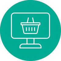 OnMulti Color Circle Shop Multi Color Circle Icon vector