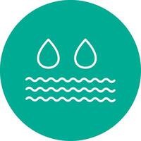 Water Multi Color Circle Icon vector