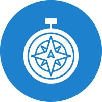 North Multi Color Circle Icon vector