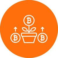 Growth Growth Multi Color Circle Icon vector