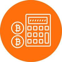 Calculator Calculator Multi Color Circle Icon vector