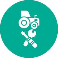 Machines Maintenance Multi Color Circle Icon vector