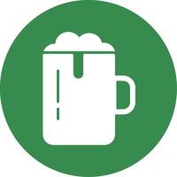 Beer Multi Color Circle Icon vector