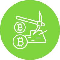 Mining Mining Multi Color Circle Icon vector