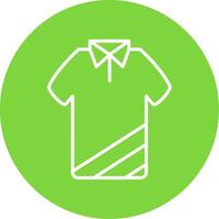 T Shirt Multi Color Circle Icon vector