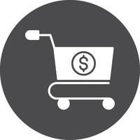 Shopping Cart Multi Color Circle Icon vector