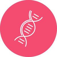 DNA Multi Color Circle Icon vector