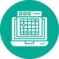 Heatmap Multi Color Circle Icon vector