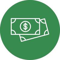 Payment Multi Color Circle Icon vector