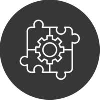 Fossil Fuels Line Inverted Icon Design vector