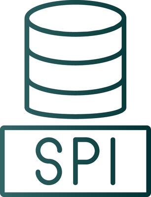 Sql Databases Line Gradient Icon