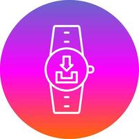 Download Line Gradient Circle Icon vector
