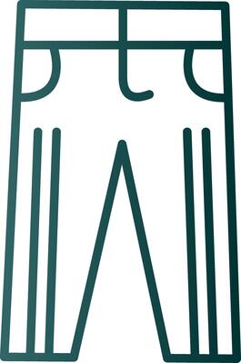Trousers Line Gradient Icon