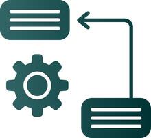 Prioritize Glyph Gradient Icon vector