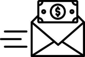 Bribe Line Gradient Icon vector