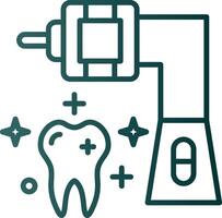 Filling Machine Line Gradient Icon vector