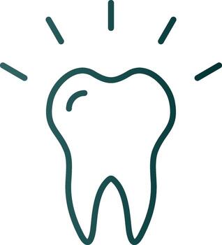 Artificial Line Gradient Icon vector